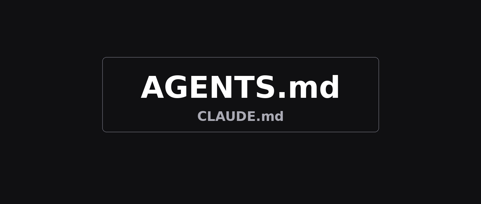 AGENTS.md & CLAUDE.md: How to Write Instructions AI Agents Actually Follow