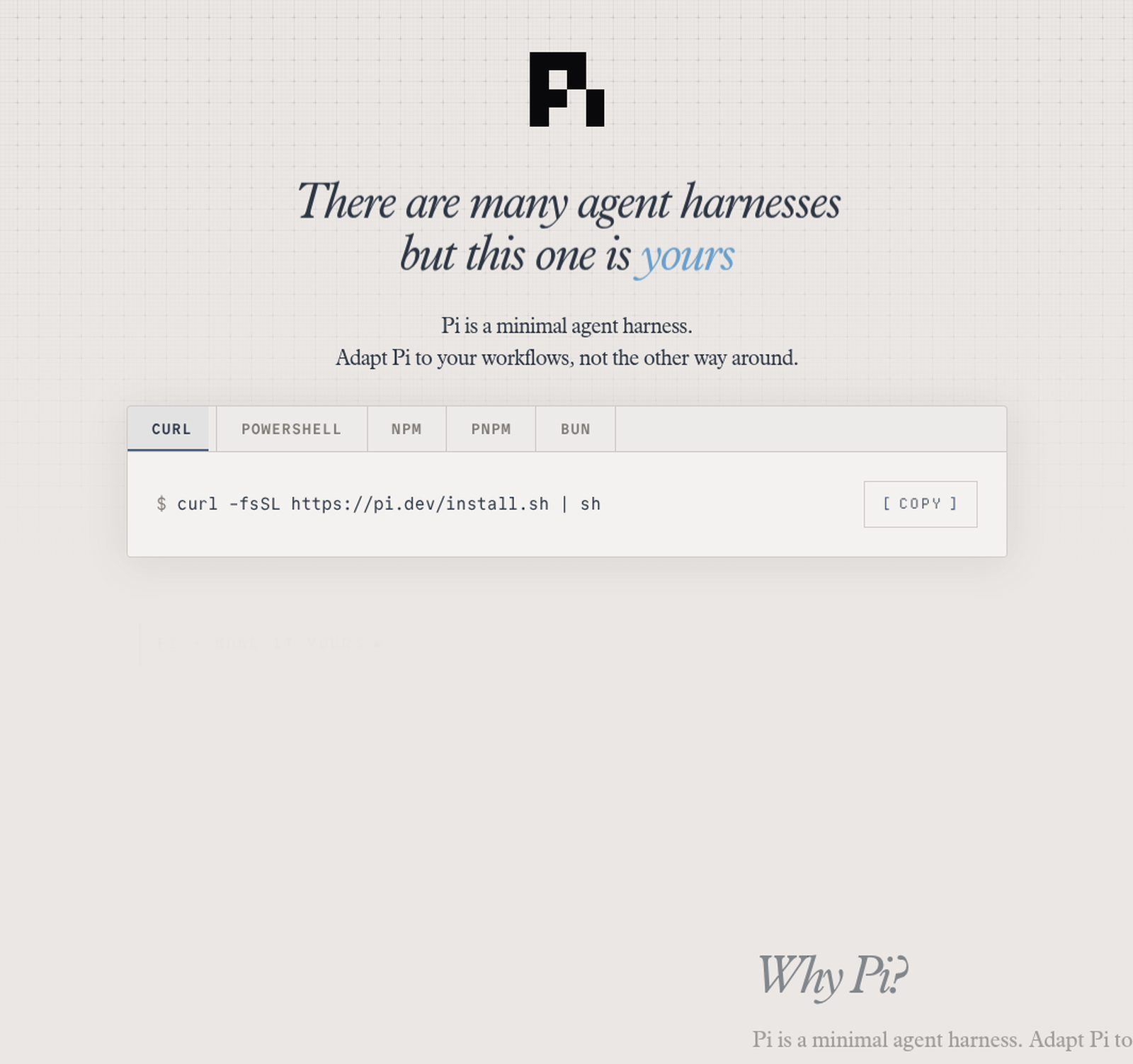 Pi: The Minimal Agent Harness That Lets You Own Your Coding Workflow